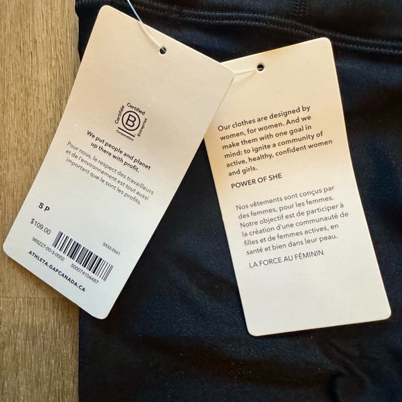 NWT Athleta Elation Shine Tights Leggings S Black - Picture 7 of 11